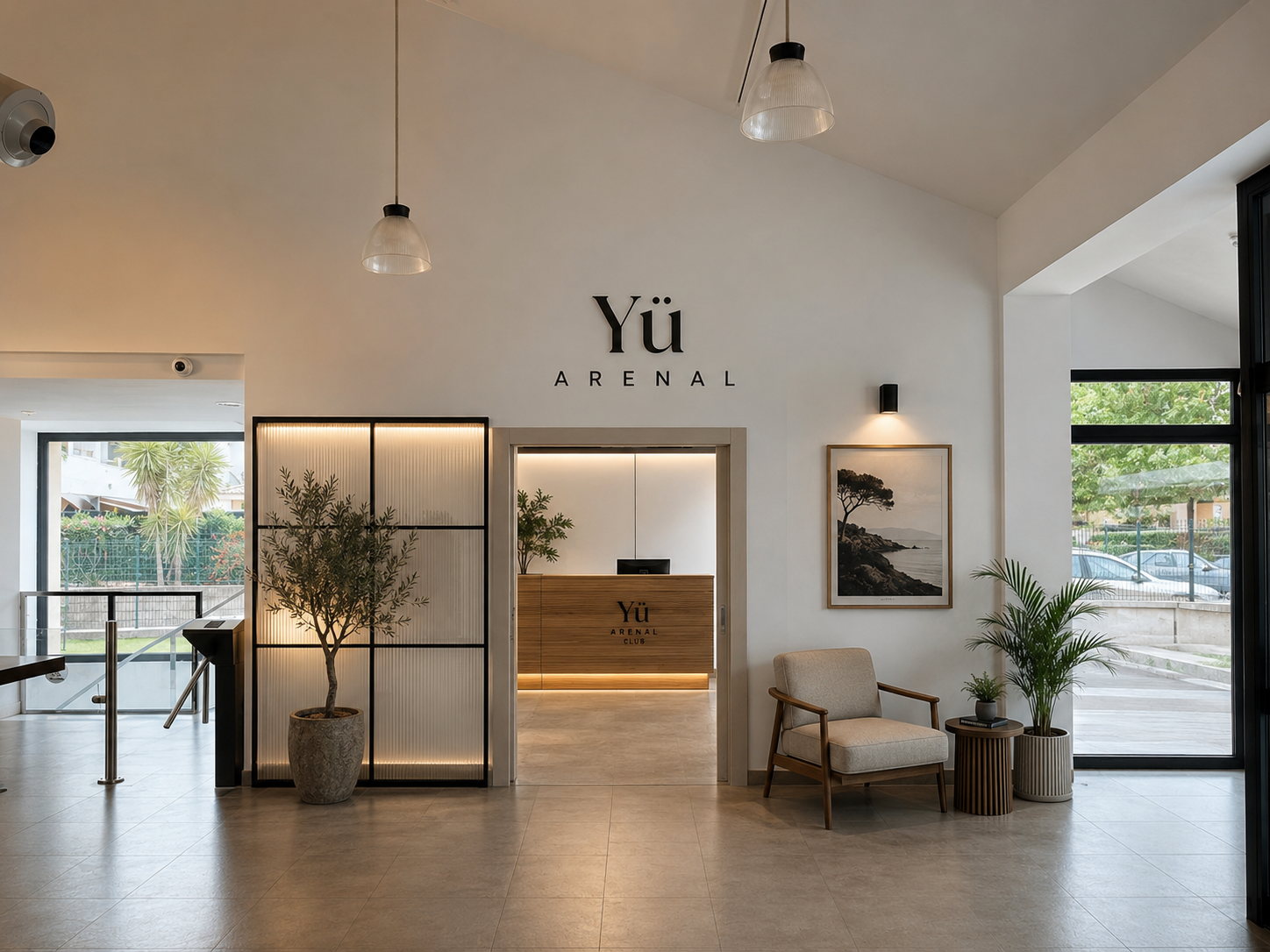 Yü Arenal workspace reception