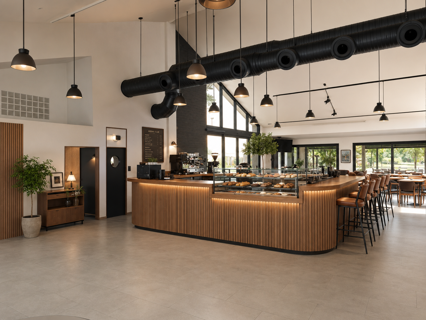 Main Bar — Arenal Club interior concept